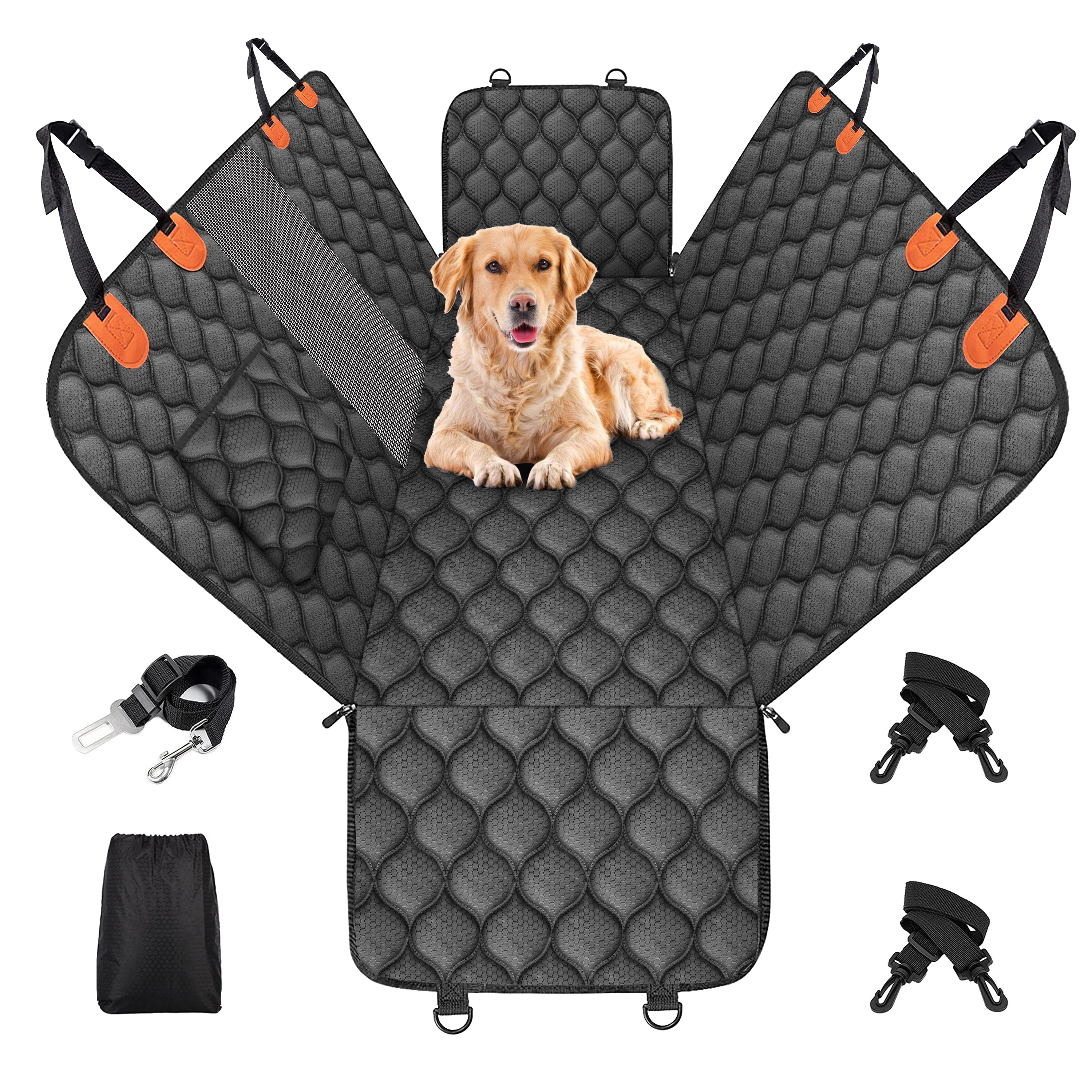 Back seat car protector for dogs best sale