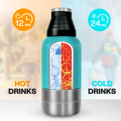 HOMCOLORFUL 32oz Dog Water Bottle Portable -HC-212