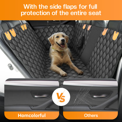 HOMCOLORFUL Dog Car Seat Cover for Back Seat -HC-213
